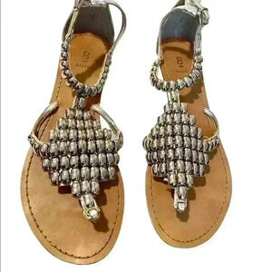 Bakers Women's Sliver Beaded Sandals